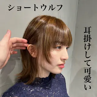 ショート 🐺立川のウルフ屋 さん🐺おかみ🐺のヘアスタイル