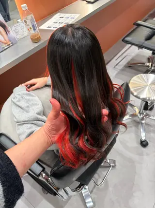 ロング カラー 🌈ハイトーン🌈 OKAGOのヘアスタイル