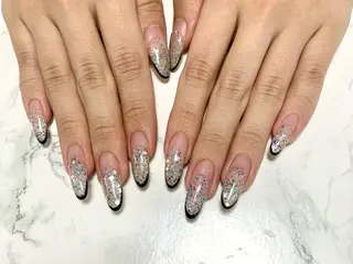 ネイル はな💎ネイル ワンホン、長さ出しのネイルデザイン
