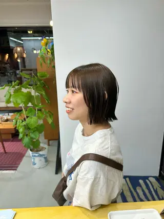 ショート カラー 藤原 あかりのヘアスタイル
