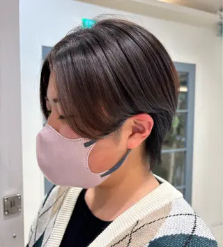 ショート つちだ ゆうひ / 暗髪カラー⟡.·のヘアスタイル