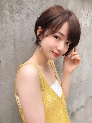 ショート カラー 韓国ヘア特化型美容師 カワノマイ🇰🇷のヘアスタイル