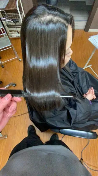 セミロング hair stage truth所属・森 健人のヘアスタイル