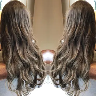 セミロング カラー パーマ ヘアアレンジ 🫧代表/新宿駅近/ 限定価格🫧田辺貴裕のヘアスタイル