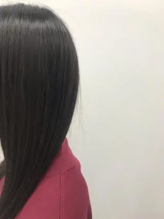 セミロング aoi ♡グレージュ ・ベージュカラーのヘアスタイル