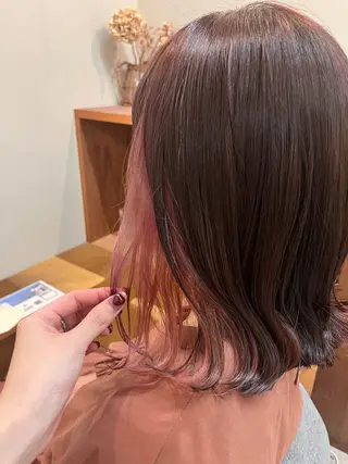 ミディアム カラー 暖色カラー／ ヘアセット🌛櫻井舞のヘアスタイル