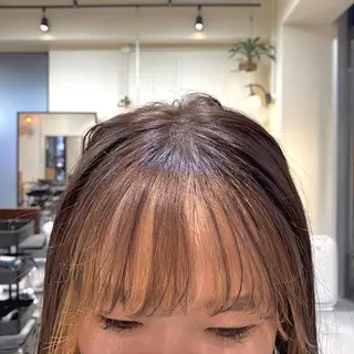 ミディアム カラー ヘアアレンジ tane.所属・【ダメージレス施術】 【透明感】北村 拓也のヘアスタイル