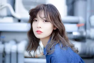 ミディアム カラー パーマ 永田 崇のヘアスタイル