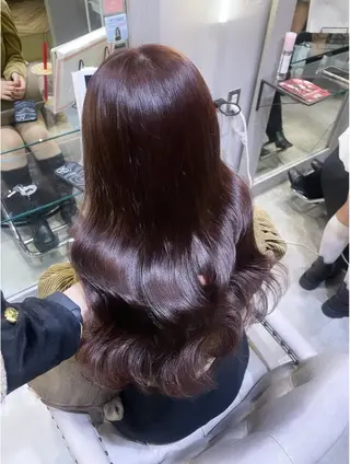 ロング カラー ヘアアレンジ 🤍ふんわりアイドル カラー🎀Rio🪽のヘアスタイル