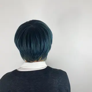 ショート カラー 飯塚 青空のヘアスタイル