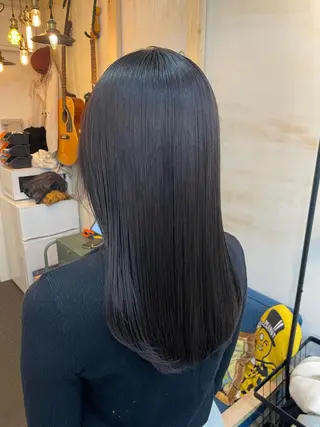 ロング カラー SUN GLOW サングロウ所属・水素トリートメント/ 髪質改善/ナカノメのヘアスタイル