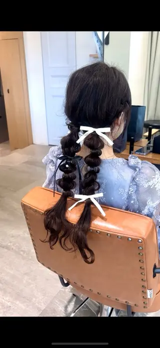 ヘアアレンジ VIEW GINZA所属・fitするカット♡ 暖色/ふうか◠‿◠のヘアスタイル