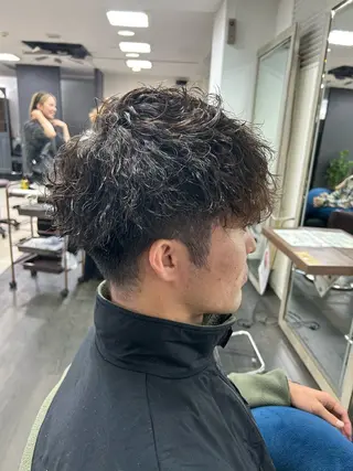 ショート パーマ メンズ メンズパーマの達人 /タカシマ　ダイスケのヘアスタイル