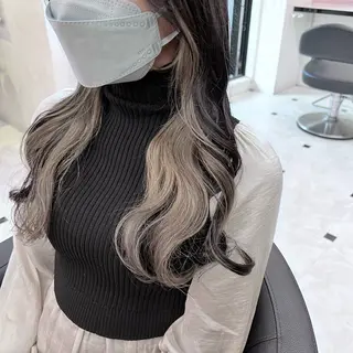 ミディアム カラー ヘアアレンジ 💕上野美容師☁ ブリーチ💖サワのヘアスタイル