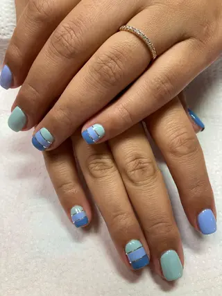 ネイル rukianail 新里のネイルデザイン