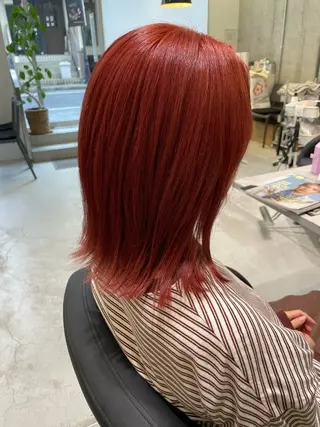 ミディアム 竹原 祐樹のヘアスタイル