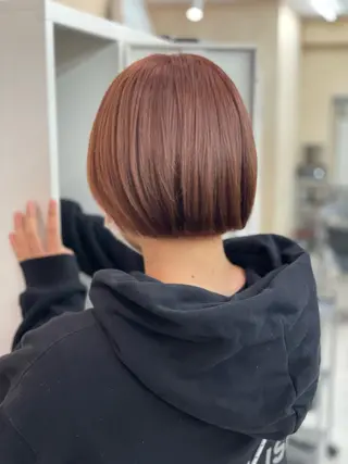 ショート カラー ショーヤ/ブリーチ /バレイヤージュのヘアスタイル