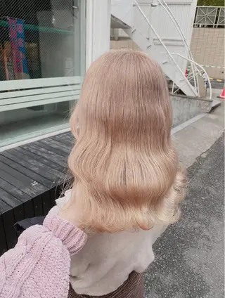 ロング カラー 🧸ミルクティー🧸 kousei🧸のヘアスタイル