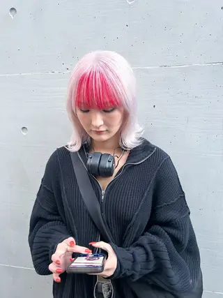 ミディアム カラー ハイトーンカラー ⭐️NAZUNAのヘアスタイル