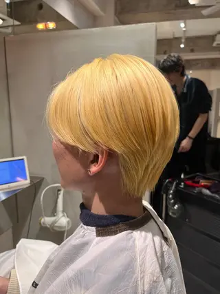 ショート メンズ 髪質改善・美髪矯正 ケアカラーGAOのヘアスタイル