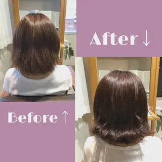 ショート カラー なつき/艶ピンク/ girly hairのヘアスタイル