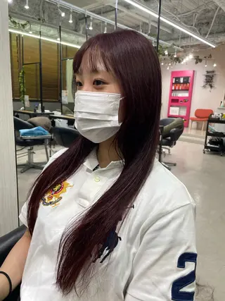 ロング 韓国風くびれヘア/ 小顔レイヤー🧿小林のヘアスタイル