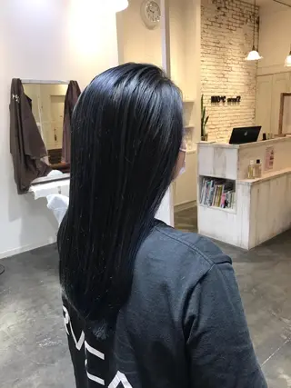 セミロング カラー [髪質改善] 北生駒 店長/古居聖理のヘアスタイル