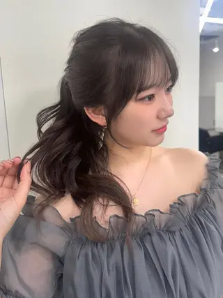 ロング ♡ザクザクレイヤー× うる艶透明感♡西島のヘアスタイル