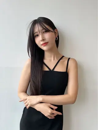 ロング 髪質改善Symbols池袋所属・女性髪質改善美容師 ユウキのヘアスタイル