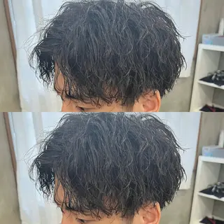 ミディアム パーマ メンズ メンズ満足度No.1 代表　北野拓海　蕨のヘアスタイル