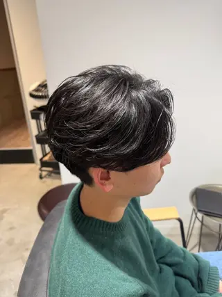 ミディアム パーマ メンズ メンズカットパーマ ✂️ JOYAのヘアスタイル