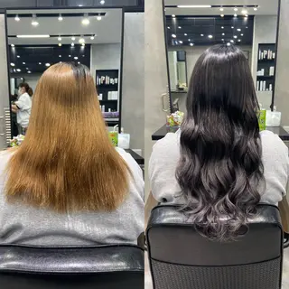 ロング カラー ヘアアレンジ ar+ ❤︎ maiのヘアスタイル