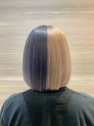 ミディアム カラー パーマ ヘアアレンジ メンズ キッズ 🤍韓国風/艶髪🤍 鳥越美羽のヘアスタイル