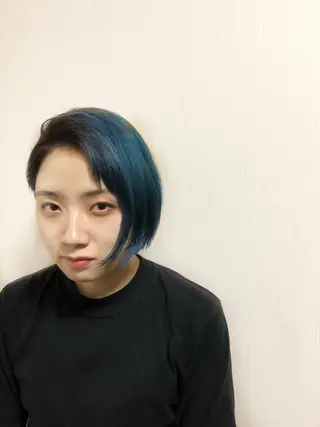 ショート カラー 🌿ダブルカラー/ 明大前/中村渓太のヘアスタイル