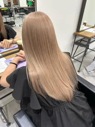 セミロング カラー KEISUKE/ ブリーチ🧡エクステのヘアスタイル