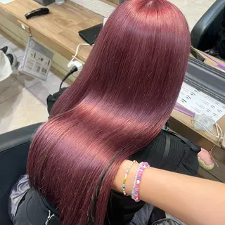 ロング カラー EIGHTyokosuka所属・ハイトーン 🦋🎶LENのヘアスタイル