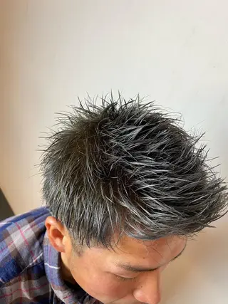 カラー メンズ ハラ ルイスのヘアスタイル
