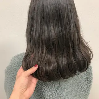 ミディアム カラー GPIP 近藤沙樹のヘアスタイル