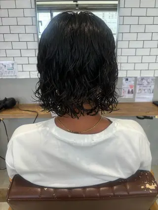 セミロング 菊地 優斗のヘアスタイル