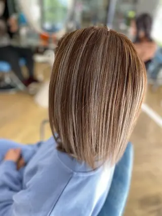 ミディアム カラー replica上大岡所属・松井 敬太郎のヘアスタイル