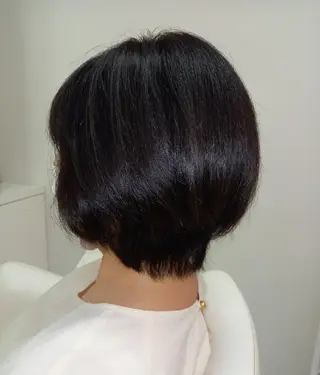 ショート カラー パーマ fructueuxune所属・本木 之教のヘアスタイル