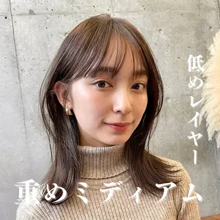 ミディアム カラー TOI所属・内野 龍海 / レイヤーカットのヘアスタイル