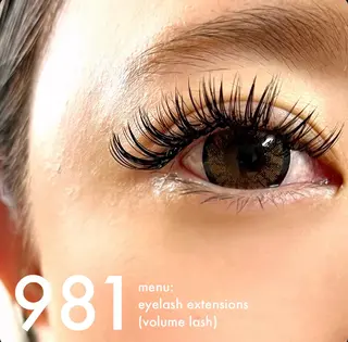 マツエク・マツパ 981所属・981 KURUMIのマツエク・マツパデザイン