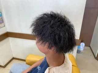 ミディアム パーマ ハイブリッド美容師！ 藤井 俊壮のヘアスタイル