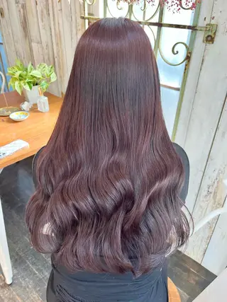 ロング カラー 髪質改善カラー☆ ヘアアレンジmiyuのヘアスタイル