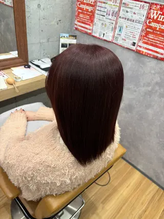 ミディアム ユイナ カラーモデル大募集のヘアスタイル