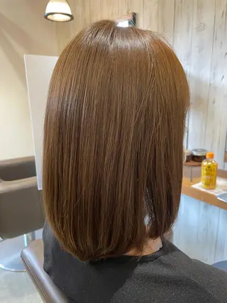 ミディアム カラー 鈴村 大介のヘアスタイル
