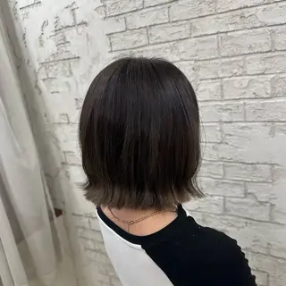 ミディアム 《艶感暗髪カラー》 Honoka🪐のヘアスタイル