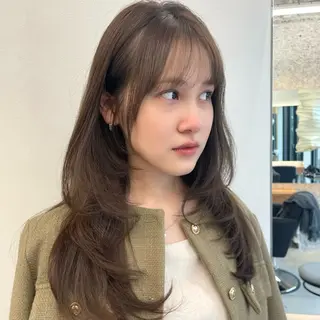 セミロング POCKET渋谷所属・minami🤎 レイヤーカットのヘアスタイル