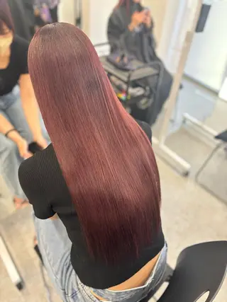 ロング カラー モテ髪💕ハイトーン yuriaのヘアスタイル